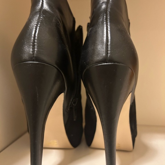 Black Suede/Leather Boots - Picture 6 of 9